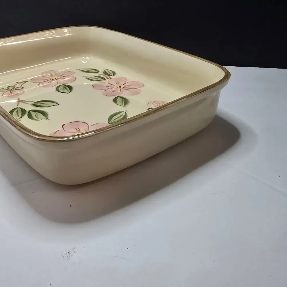 Franciscan Desert Rose Rectangular Baker Casserole Dish Portugal 11 x 8.5